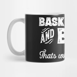 Soccer and Beer that's why I'm here! Sports fan graphic Mug